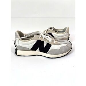 New‎ Balance 327 Shoes Boys 6.5 White Black Gray Running Sneakers Casual